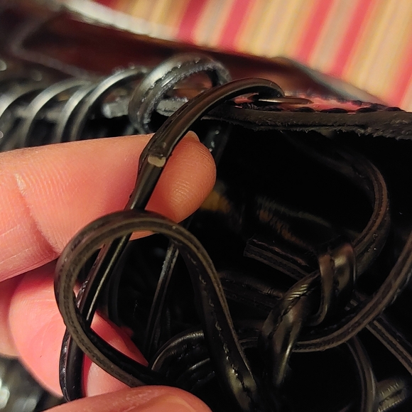 Jeffrey Campbell Black Glossy Combat Boots - Picture 14 of 16